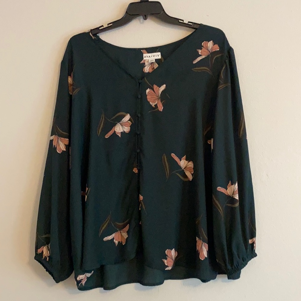 Floral Long Sleeve Top